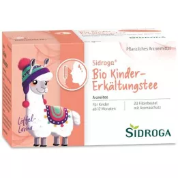 SIDROGA Organic childrens cold tea filter bags, 20X1.5 g