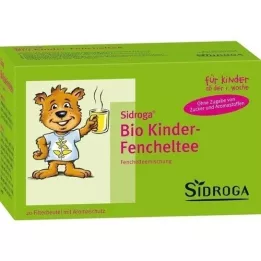 SIDROGA Organic childrens fennel tea filter bag, 20X2.0 g