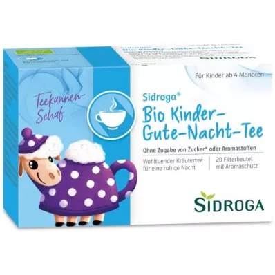 SIDROGA Organic childrens bedtime tea filter bags, 20X1.5 g SIDROGA Organic childrens bedtime tea filter bags, 20X1.5 g
