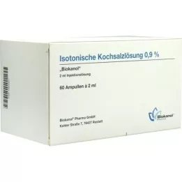 ISOTONISCHE Saline solution 0.9% Biokanol ampoules, 60X2 ml