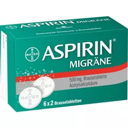 ASPIRIN MIGRÄNE Effervescent tablets, 12 pcs
