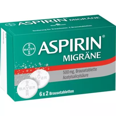 ASPIRIN MIGRÄNE Effervescent tablets, 12 pcs ASPIRIN MIGRÄNE Effervescent tablets, 12 pcs