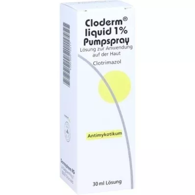 CLODERM Liquid 1% pump spray, 30 ml