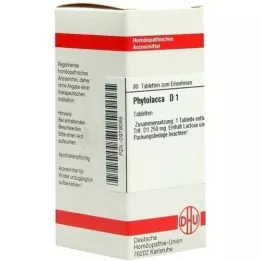 PHYTOLACCA D 1 tablets, 80 pcs