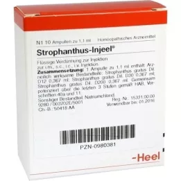 STROPHANTHUS INJEEL Ampoules, 10 pcs