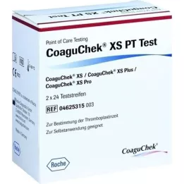 COAGUCHEK XS PT Test, 2X24 pcs