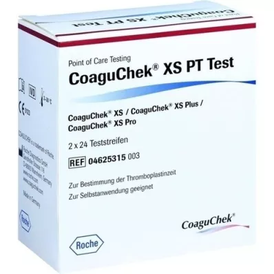 COAGUCHEK XS PT Test, 2X24 pcs COAGUCHEK XS PT Test, 2X24 pcs