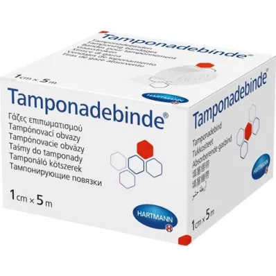 TAMPONADEBINDE 1 cmx5 m sterile Hartmann, 1 pc TAMPONADEBINDE 1 cmx5 m sterile Hartmann, 1 pc