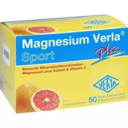 MAGNESIUM VERLA plus granules, 50 pcs