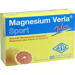 MAGNESIUM VERLA plus granules, 20 pcs