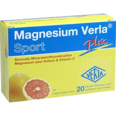 MAGNESIUM VERLA plus granules, 20 pcs MAGNESIUM VERLA plus granules, 20 pcs