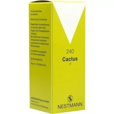 CACTUS H 240 drops, 100 ml CACTUS H 240 drops, 100 ml
