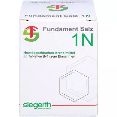 FUNDAMENT-Salt I N tablets, 80 pcs