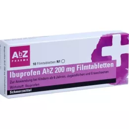 IBUPROFEN AbZ 200 mg film-coated tablets, 10 pcs