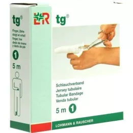TG Tubular bandage size 1 5 m white, 1 piece