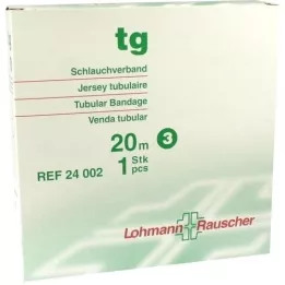 TG Tubular bandage size 3 20 m white, 1 piece