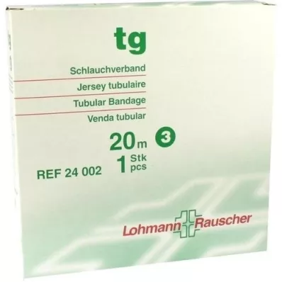TG Tubular bandage size 3 20 m white, 1 piece TG Tubular bandage size 3 20 m white, 1 piece
