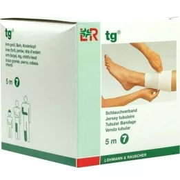 TG Tubular bandage size 7 5 m white, 1 piece