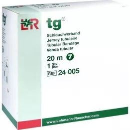TG Tubular bandage size 7 20 m white, 1 piece