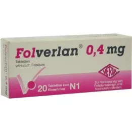 FOLVERLAN 0.4 mg tablets, 20 pcs
