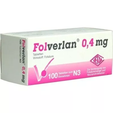 FOLVERLAN 0.4 mg tablets, 100 pcs