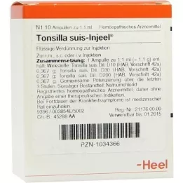TONSILLA SUIS Injeel ampoules, 10 pcs