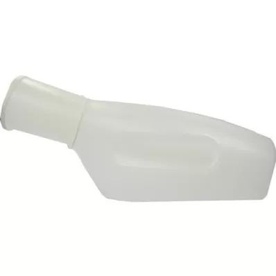 URINFLASCHE Mann plastic 1 l round shape milky, 1 pc URINFLASCHE Mann plastic 1 l round shape milky, 1 pc