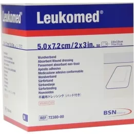 LEUKOMED sterile plasters 5x7.2 cm, 50 pcs