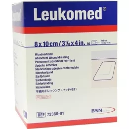 LEUKOMED sterile plasters 8x10 cm, 50 pcs