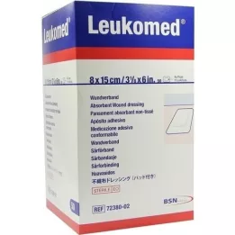 LEUKOMED sterile plasters 8x15 cm, 50 pcs