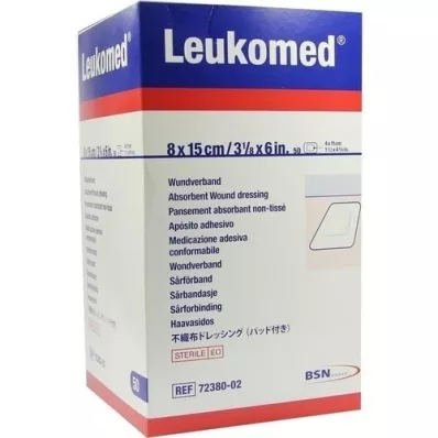 LEUKOMED sterile plasters 8x15 cm, 50 pcs LEUKOMED sterile plasters 8x15 cm, 50 pcs
