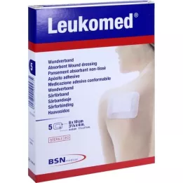 LEUKOMED sterile plasters 8x10 cm, 5 pcs