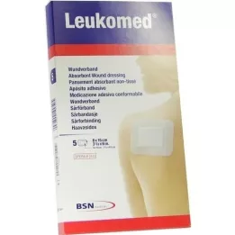 LEUKOMED sterile plasters 8x15 cm, 5 pcs