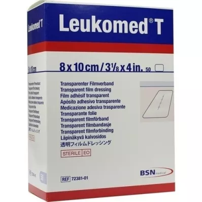 LEUKOMED transp.sterile plasters 8x10 cm, 50 pcs LEUKOMED transp.sterile plasters 8x10 cm, 50 pcs