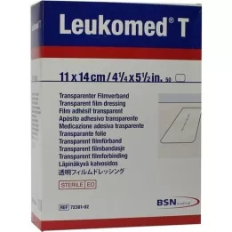 LEUKOMED transp.sterile plasters 11x14 cm, 50 pcs