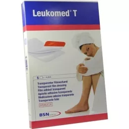 LEUKOMED transp.sterile plasters 11x14 cm, 5 pcs