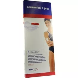 LEUKOMED transp.plus sterile plasters 10x30 cm, 5 pcs