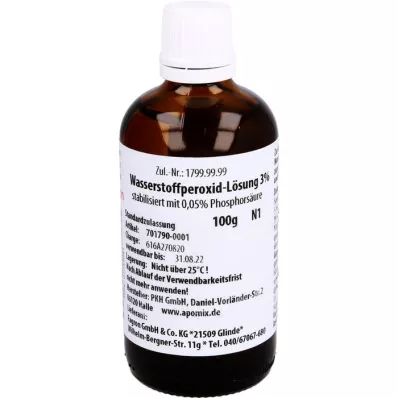 WASSERSTOFFPEROXID Solution 3%, 100 g WASSERSTOFFPEROXID Solution 3%, 100 g