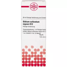 STIBIUM SULFURATUM NIGRUM D 12 Dilution, 50 ml