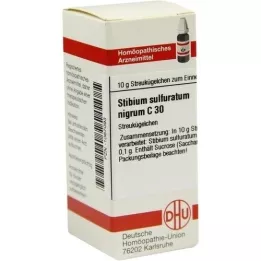 STIBIUM SULFURATUM NIGRUM C 30 globules, 10 g