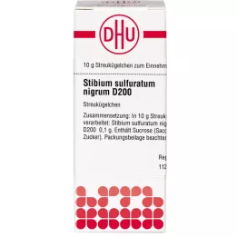 STIBIUM SULFURATUM NIGRUM D 200 globules, 10 g