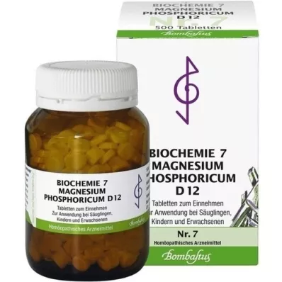 BIOCHEMIE 7 Magnesium phosphoricum D 12 tablets, 500 pieces BIOCHEMIE 7 Magnesium phosphoricum D 12 tablets, 500 pieces