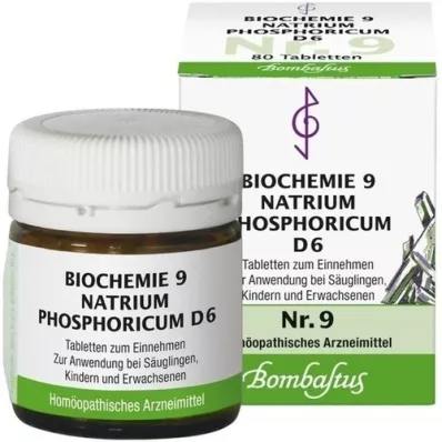 BIOCHEMIE 9 Natrum phosphoricum D 6 tablets, 80 pcs