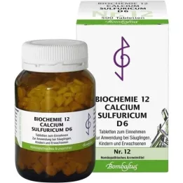 BIOCHEMIE 12 Calcium sulfuricum D 6 tablets, 500 pcs