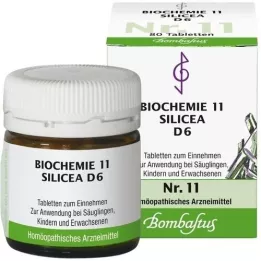 BIOCHEMIE 11 Silicea D 6 tablets, 80 pcs