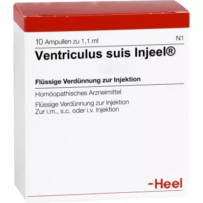 VENTRICULUS SUIS Injeel ampoules, 10 pcs