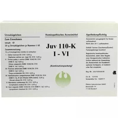 JUV 110 K I-VI Globules, 6X20 g JUV 110 K I-VI Globules, 6X20 g