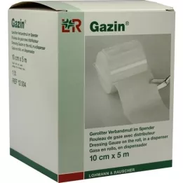 GAZIN Bandage gauze 10 cmx5 m 8-fold, 1 piece