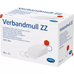 VERBANDMULL Hartmann 10 cmx2 m zigzag, 1 piece
