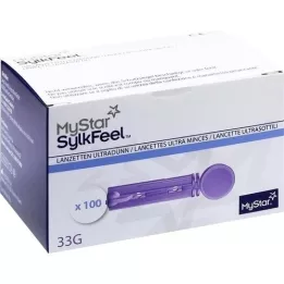 MYSTAR SylkFeel lancets 33 G, 100 pcs